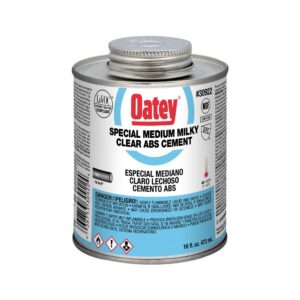 Oatey Medium Body Special Milky Clear ABS Cement (ciment ABS)