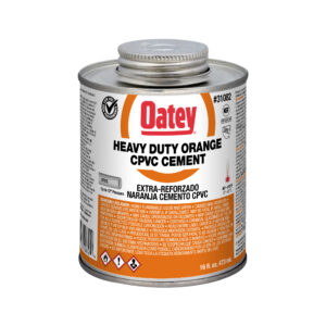 Oatey 16oz Heavy Duty Orange CPVC Cement (Ciment CPVC orange)
