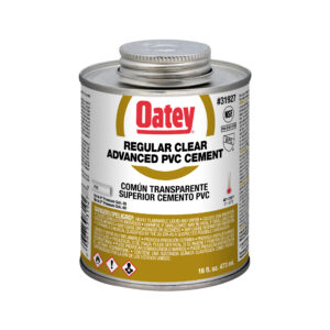 Oatey 16oz Regular Clear Advanced PVC Cement