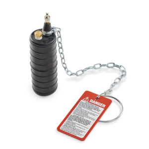 Cherne 2 in. Bouchon de passage, 1/8 in. Bypass