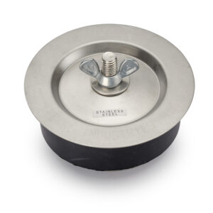 Cherne 5" bouchon Econ-O-Grip en acier inoxydable