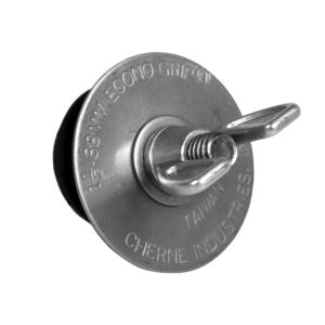 Cherne 2" bouchon Econ-O-Grip en acier inoxydable