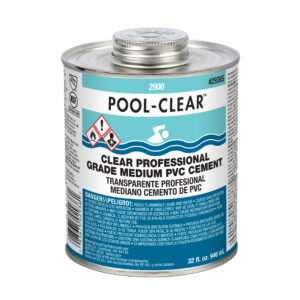 Oatey 32oz Pool Clear Medium PVC Cement (ciment PVC moyen)